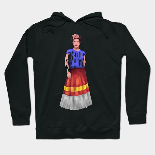 Frida Kahlo Hoodie by grantedesigns